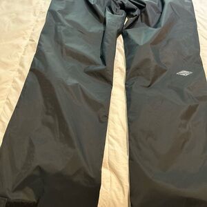 Columbia Omni-Tech Women Rain Pants Large Black Waterproof Golf Ski hike
